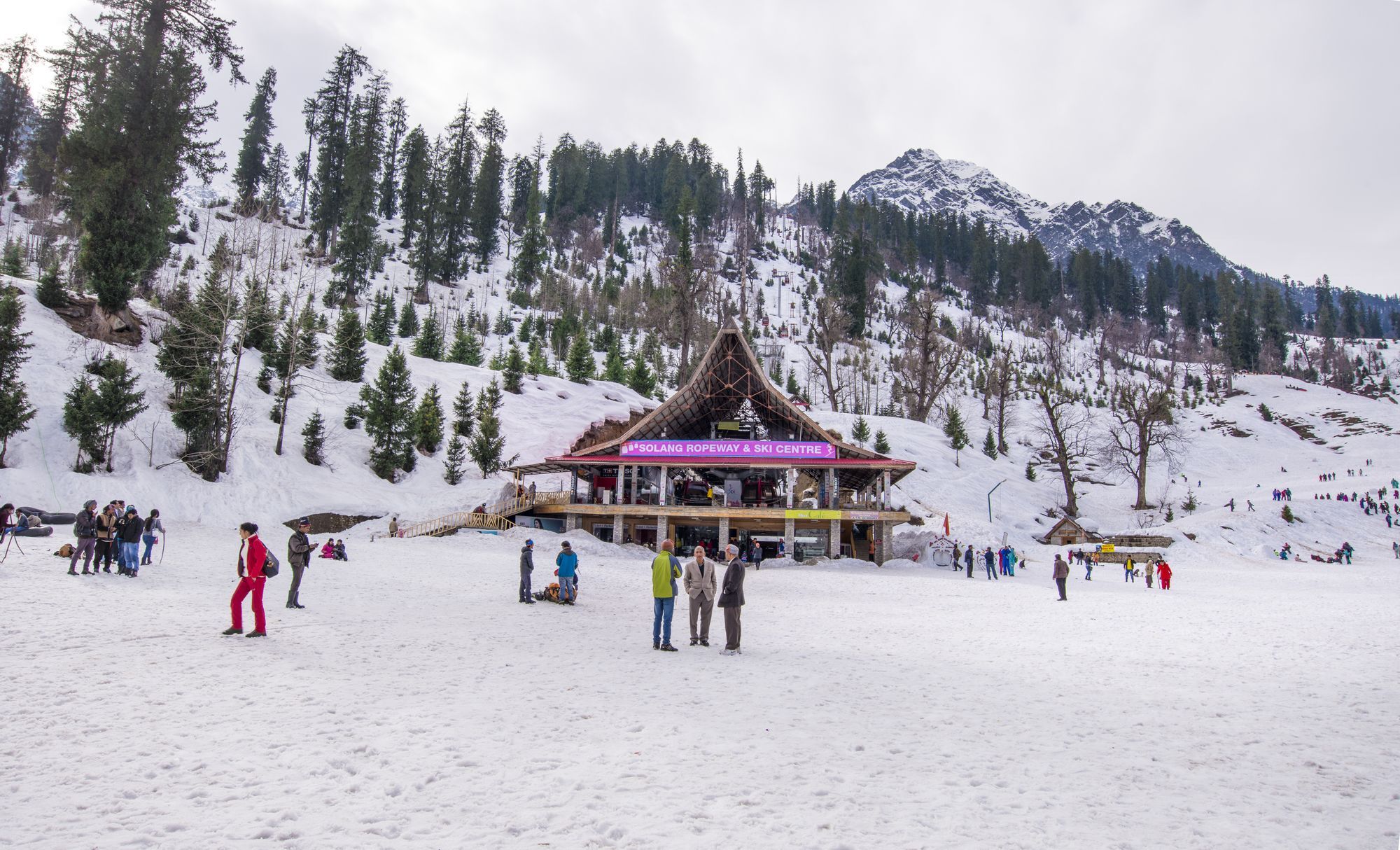 Solang Valley Resort Palchan ภายนอก รูปภาพ